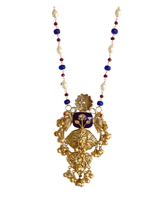 Indigo Charm Necklace