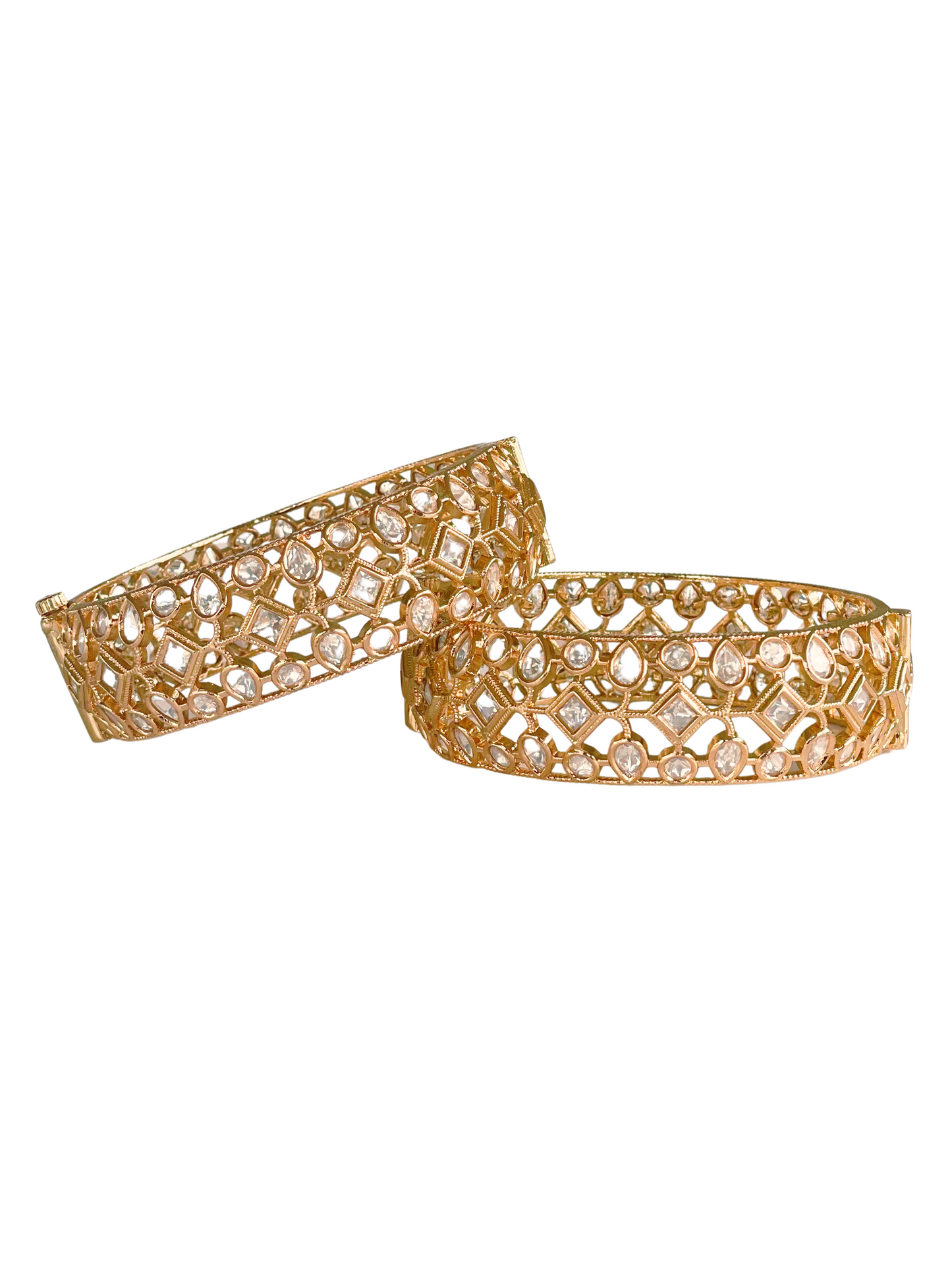 Glimmering Grid Bangle