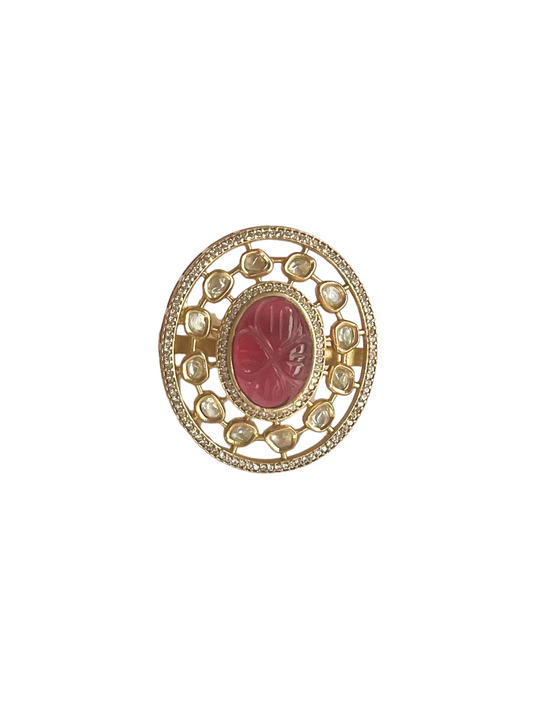 Ruby Medallion Ring