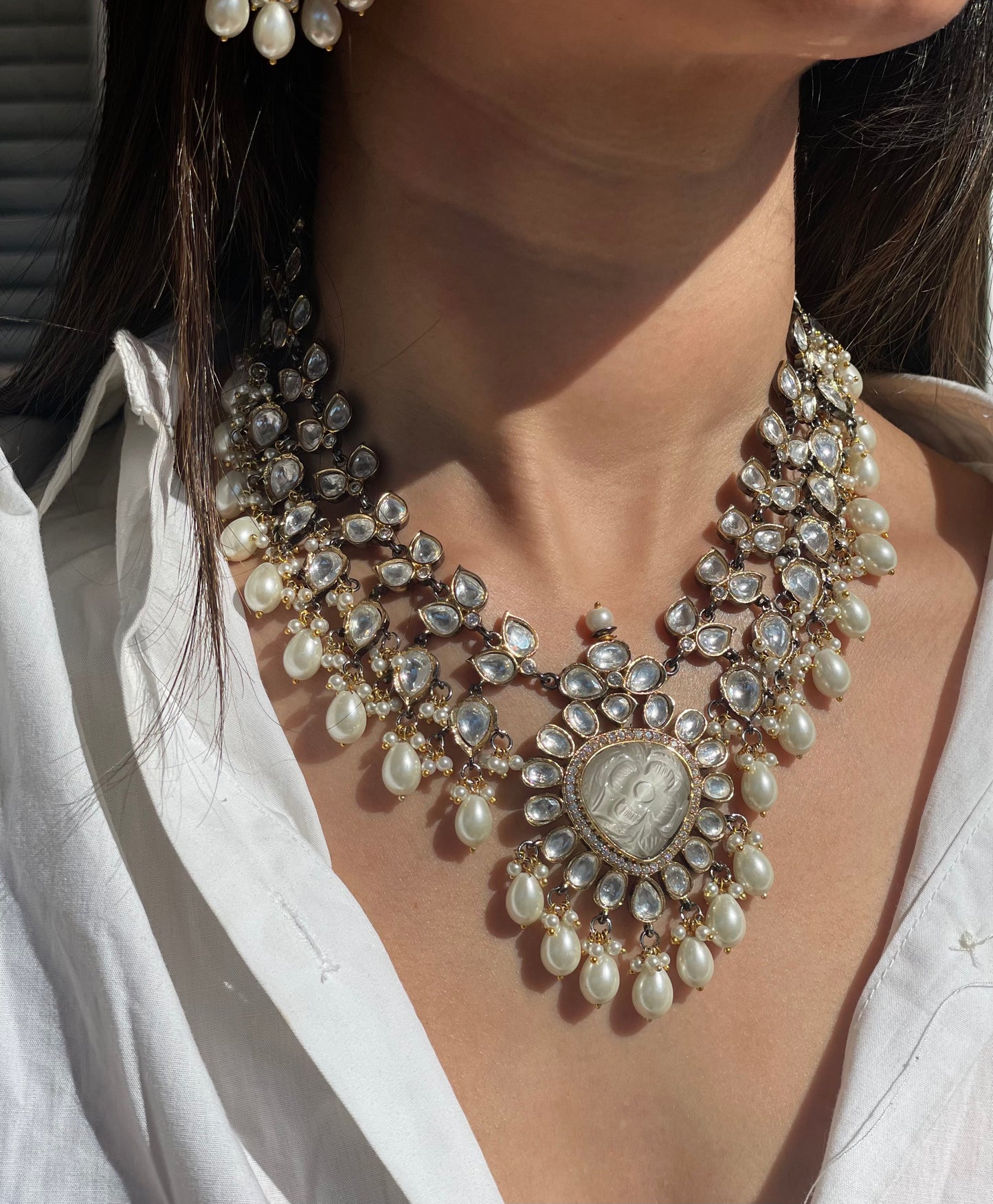 Pearl Moonlight Necklace Set