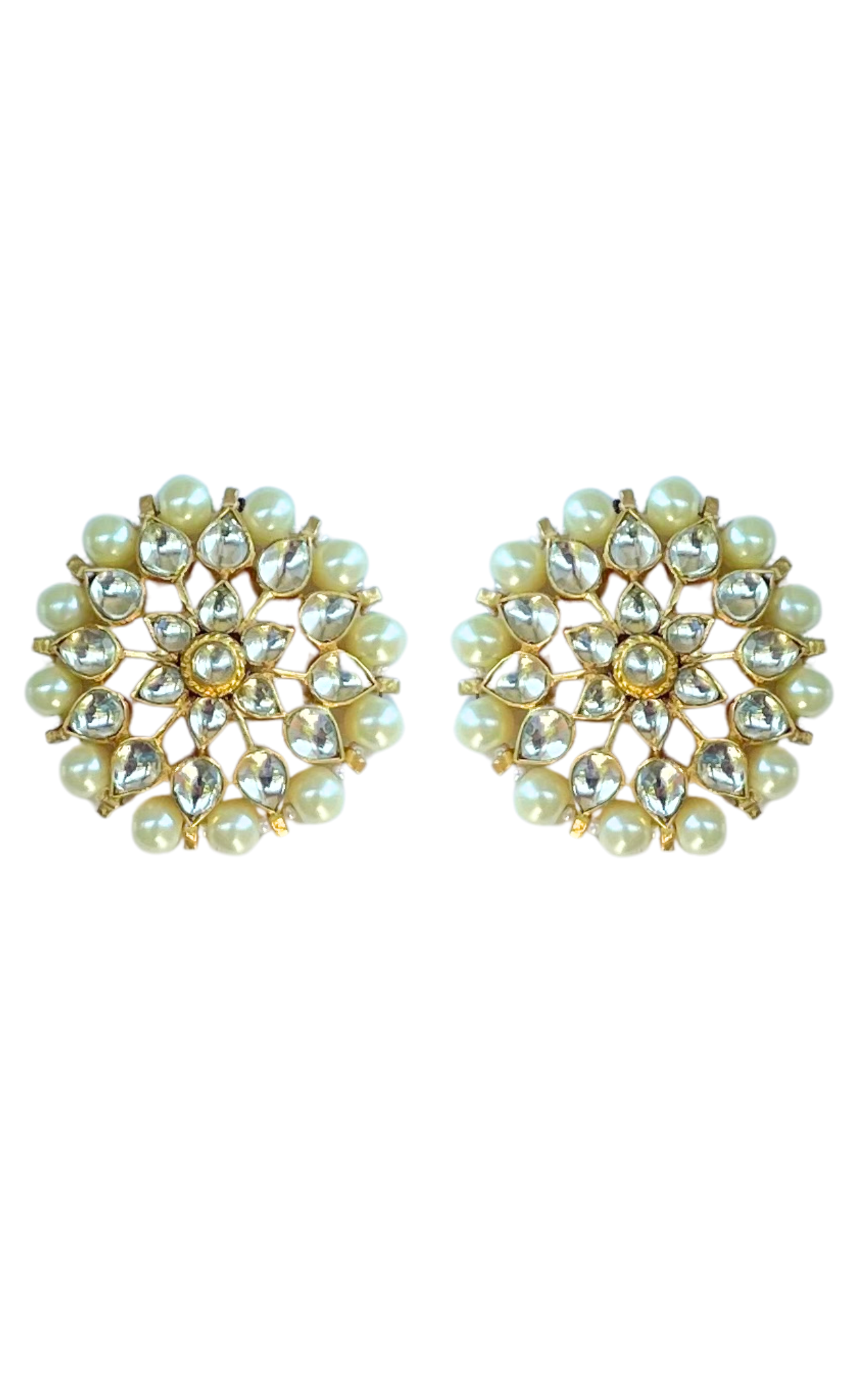 Pearly Sunburst Studs